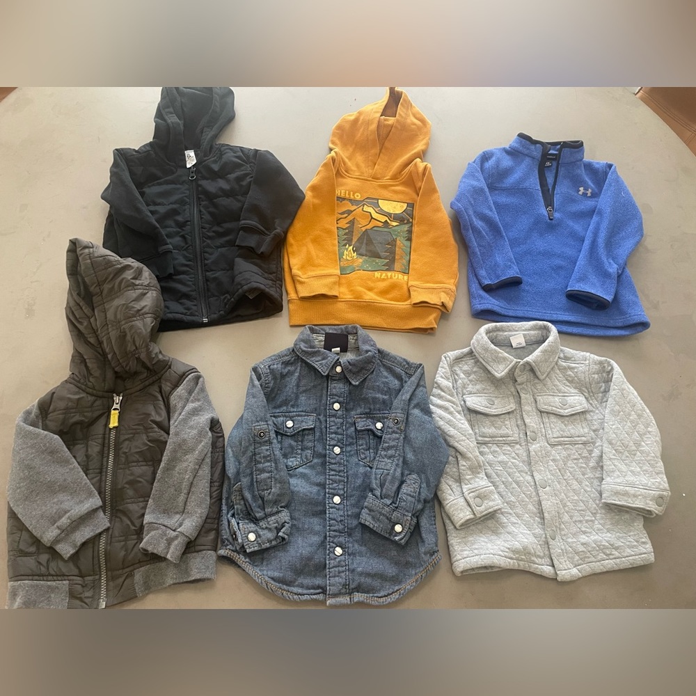 Toddler boys jackets and hoodies